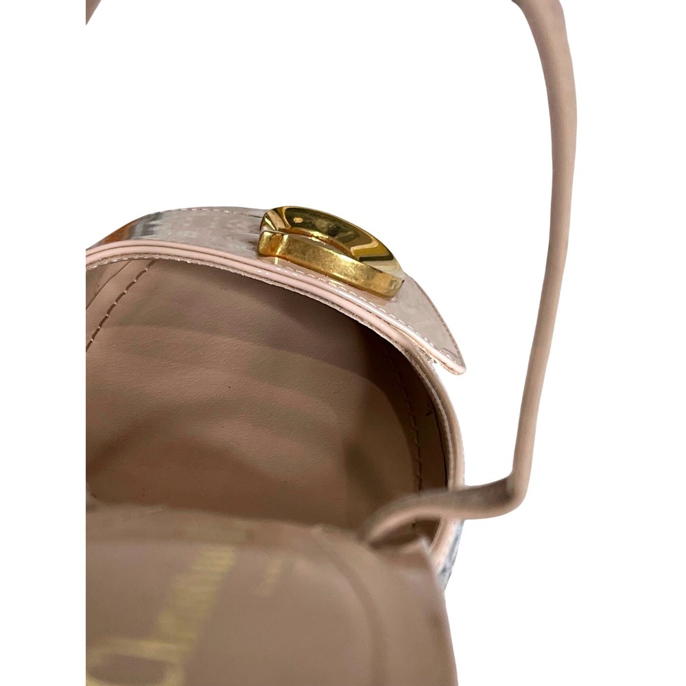 Christian Dior C'est Dior Nude Patent Slingback CD Logo Block Heel 38.5 Italy - Picture 12 of 12